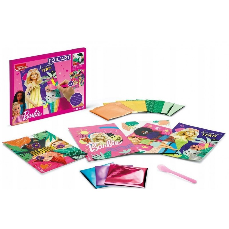 Σετ Ζωγραφικής Foil Art Barbie Maped 