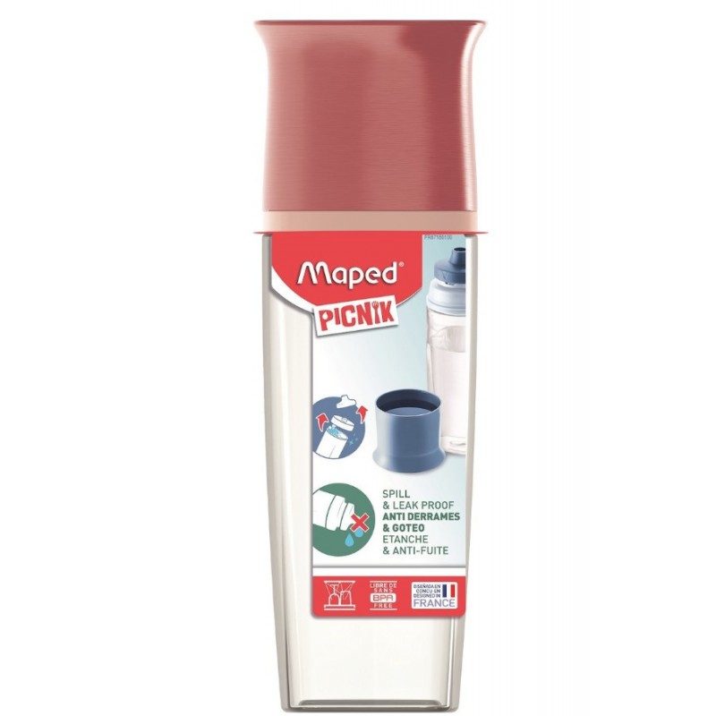 Πλαστικό Παιδικό Παγούρι Picnic Non Spill Κόκκινο 500ml Maped 
