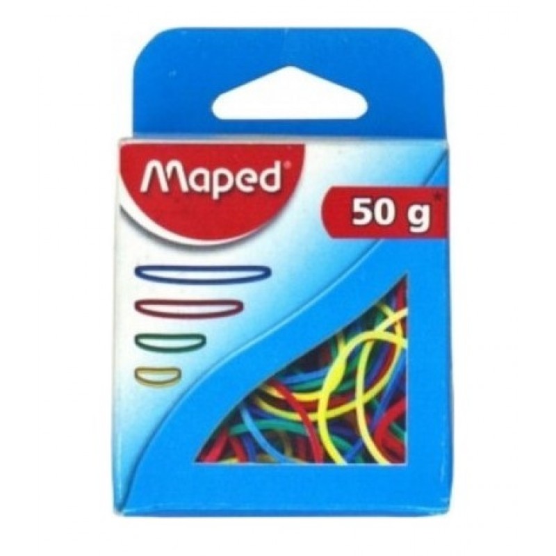 Λαστιχάκια Colours Συσκευασίας Πολύχρωμα 50gr Maped 