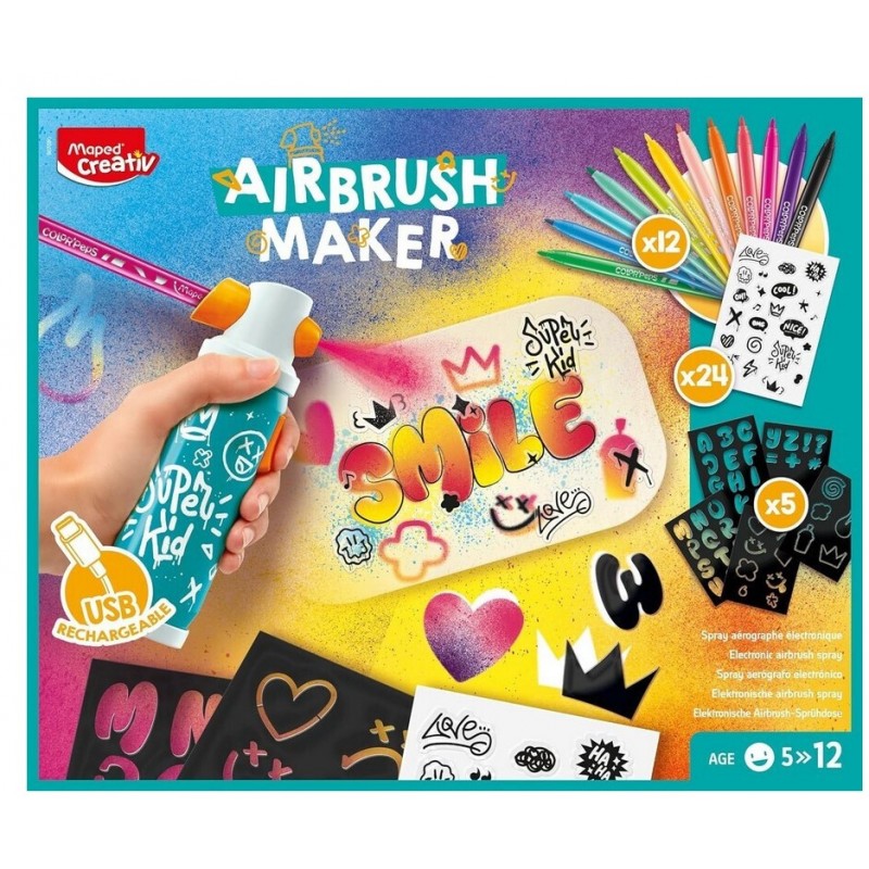 Ζωγραφική Αερογράφος - Γκράφιτι Για Παιδιά 5+ Ετών Maped 
