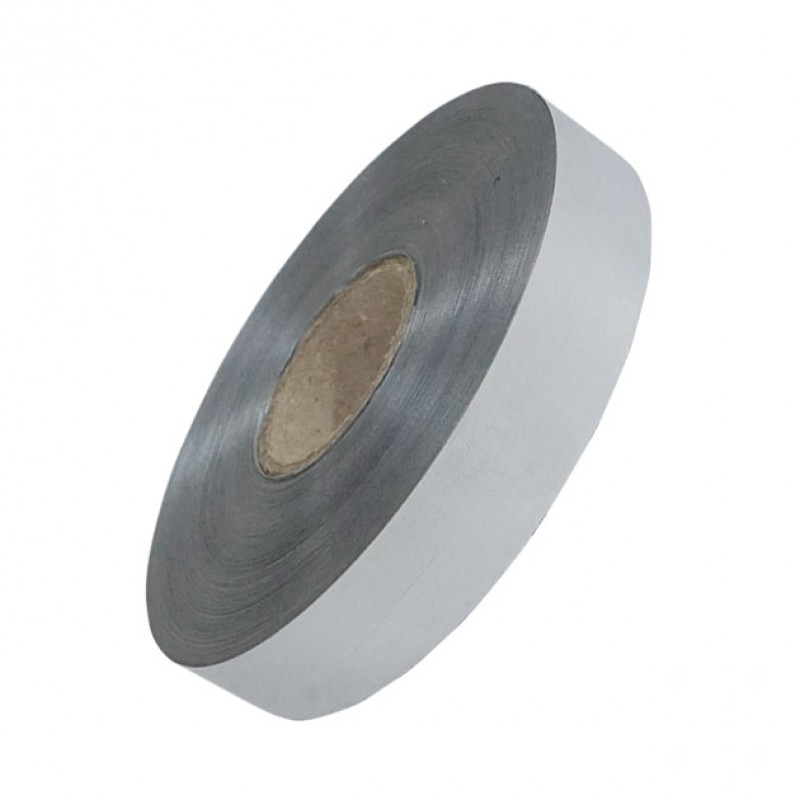 Ξυλοκορδέλα Μεταλλιζέ Ασημί 75Y Πλάτος 2Εκ Marhome