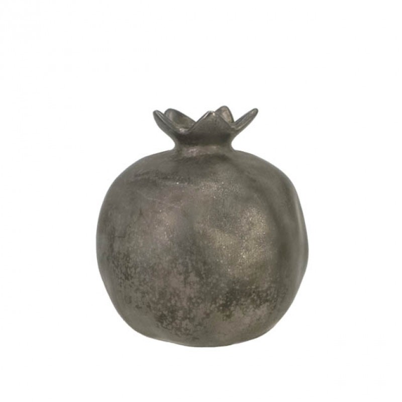 Ρόδι Μεσαίο Ασημi Παλαιομένο 9x10Εκ Marhome