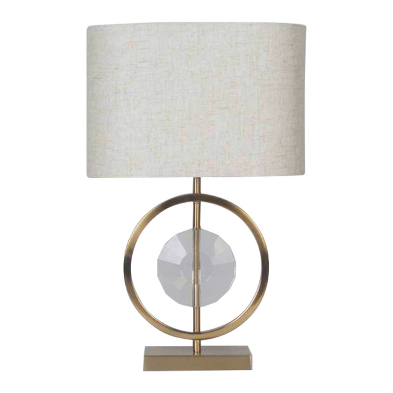 Επιτραπέζιο Διακοσμητικό Πορτατίφ Χρυσό Κύκλος / Κρύσταλλος Y58Εκ 6 / Kib Marhome