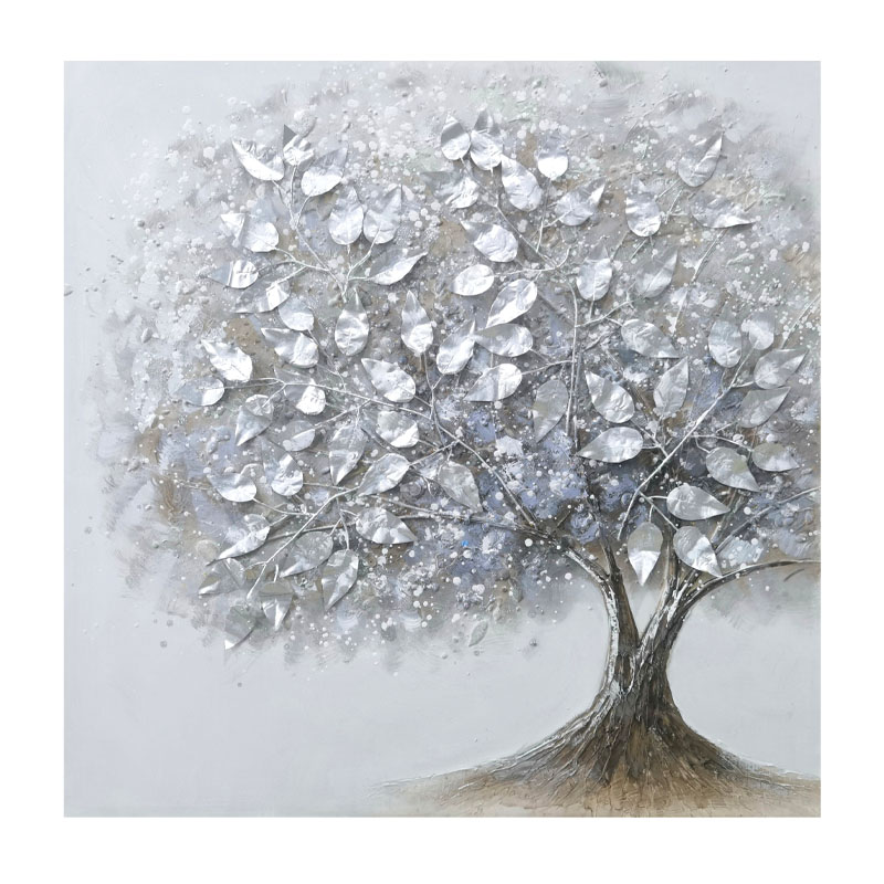 Πίνακας Καμβάς Δέντρο Τετράγωνος 80x80x3Ek 6 / Kib Marhome