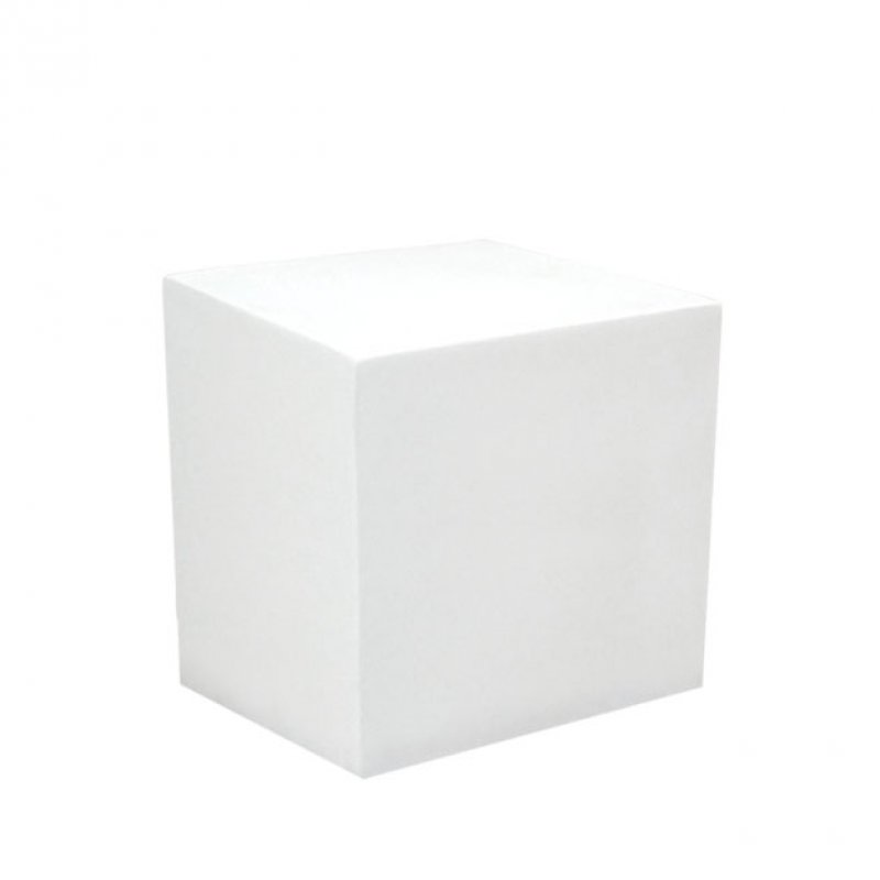 Βάση/Κολώνα Τετράγωνη Λευκή Fiberglass 30x30x30εκ