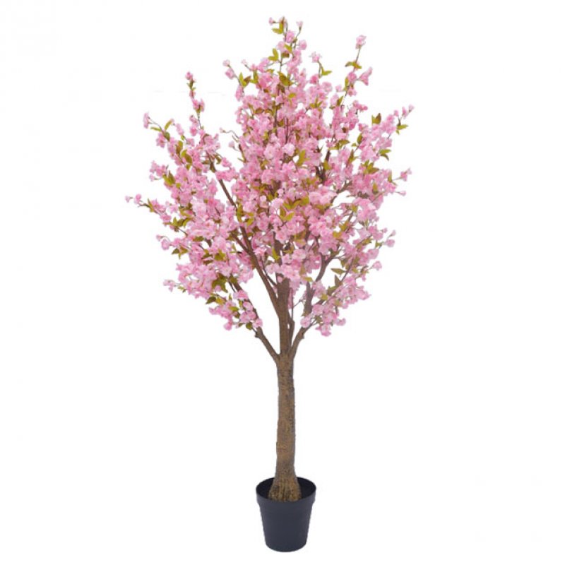 Δέντρο Τεχνητό Ανθισμένη "Κερασιά" Ροζ Άνθη Υ 230εκ