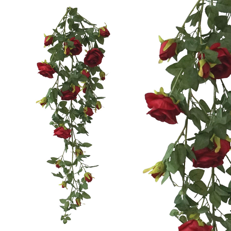 Ρίζα Κρεμαστή Τριανταφυλλιά Κόκκινη - Y120Cm 