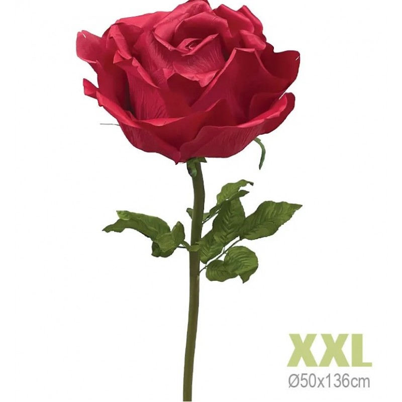 Κλαδί Τριαντάφυλλο Κόκκινο Γίγας XXL - Φ50x136Εκ MarHome