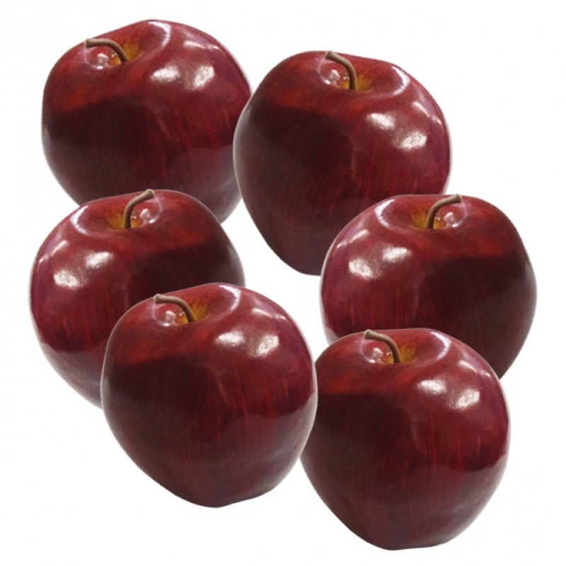 Μήλο Κόκκινο Οικολογικό Σετ/6 Φ8x7.5Εκ 
