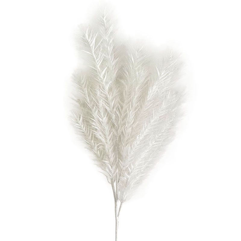 Κλαδί Foam Πούπουλο Λευκό 30x110εκ