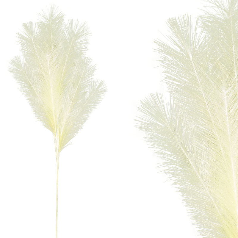 Κλαδί Foam Τεχνητό Πούπουλο Εκρού  115εκ 