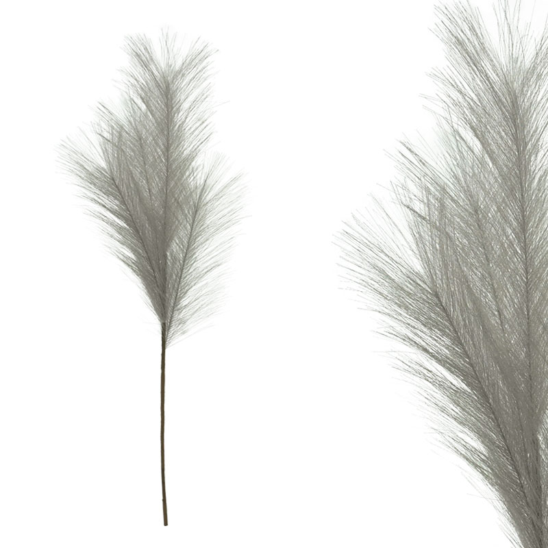 Κλαδί Foam Πούπουλο Μικρό Γκρι Y65Cm 30 / 360 Kib Marhome