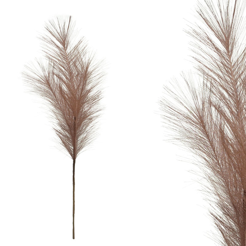 Κλαδί Foam Πούπουλο Μικρό Καφέ Y65Εκ Marhome