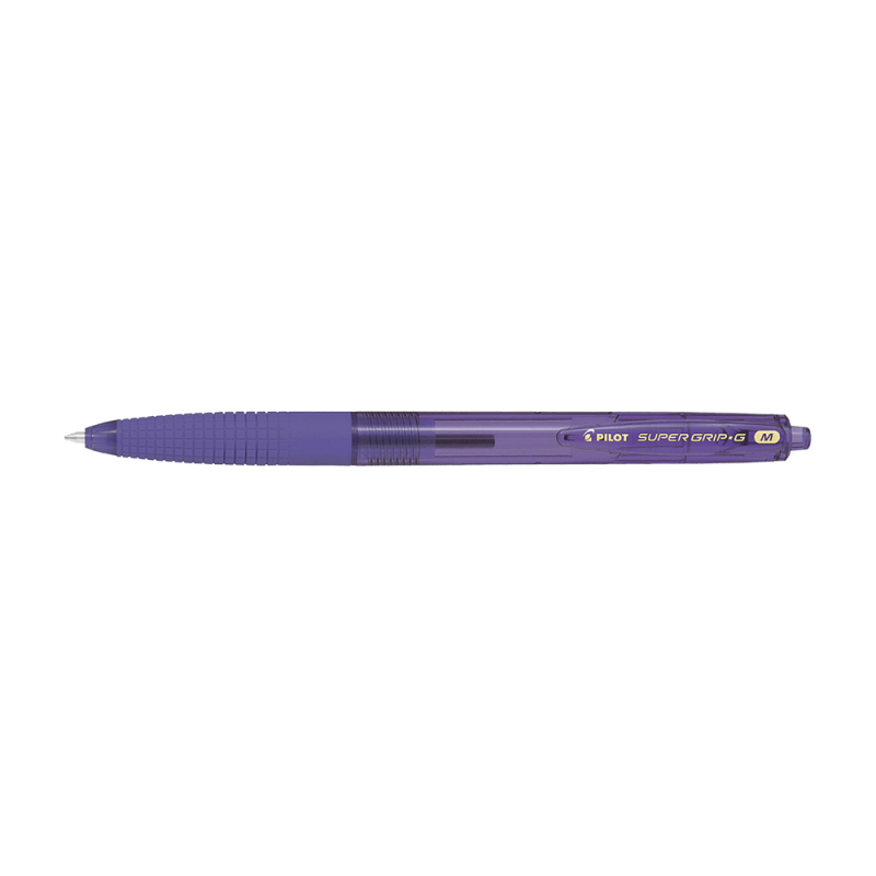 Pilot Στύλο Κουμπί Super Grip G 1 . 0Mm Medium Μωβ 1 Τεμ
