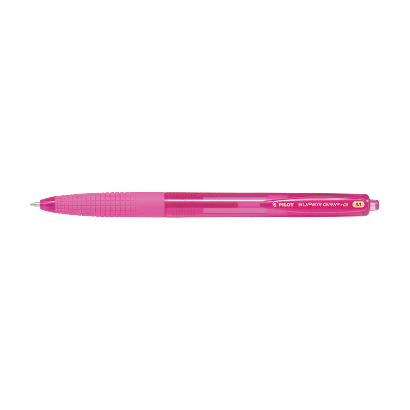 Pilot Στύλο Κουμπί Super Grip G 1 . 0Mm Medium Ροζ 12 Τεμάχια