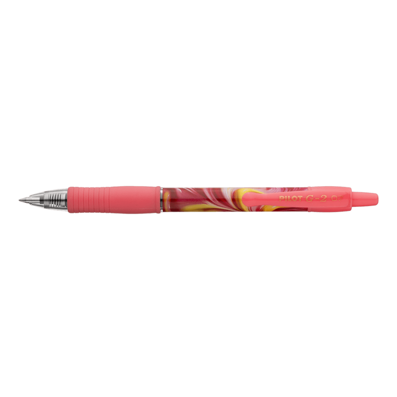 Στυλό G-2 0.7Mm Flow Ltd Μπλε Μελάνι Ροζ Χρώμα 1Τμχ Pilot 