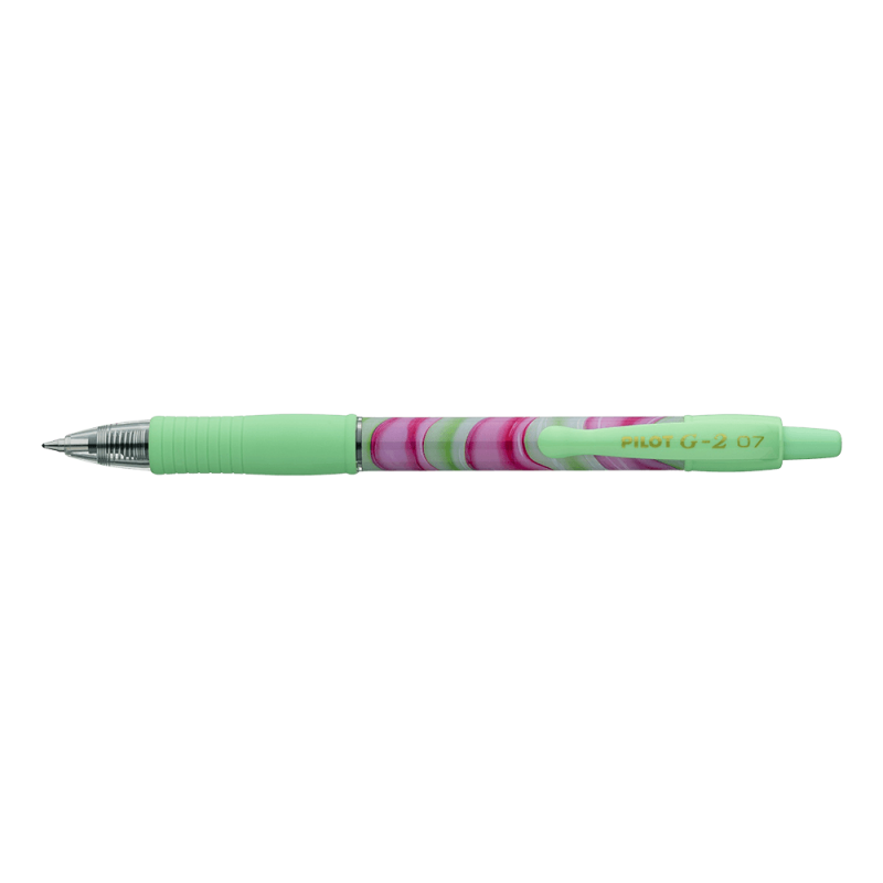 Στυλό G-2 0.7Mm Flow Ltd Μαύρο Μελάνι Πράσινο Χρώμα 1Τμχ Pilot