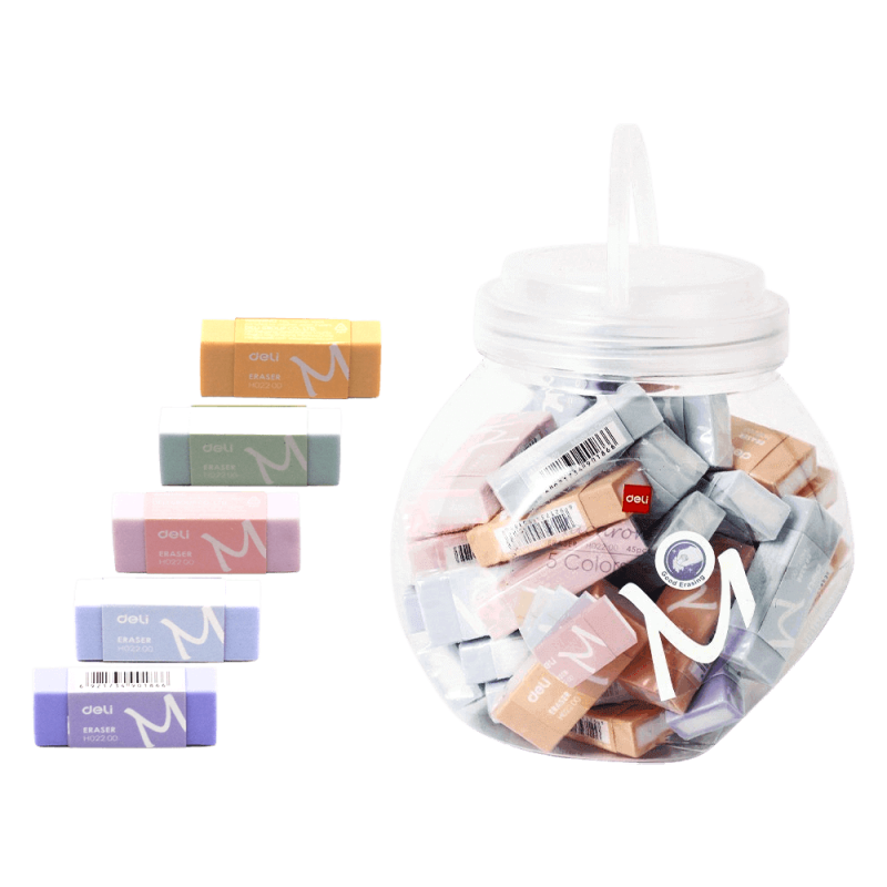Γόμα Macaron Σε 5 Σχέδια 1 Τμχ Deli 