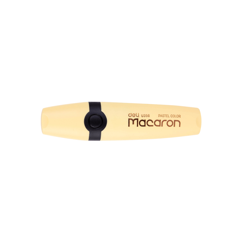 Μαρκαδόρος Υπογράμμισης Πλακέ 1-5mm Macaron Κίτρινο Παστέλ Deli 