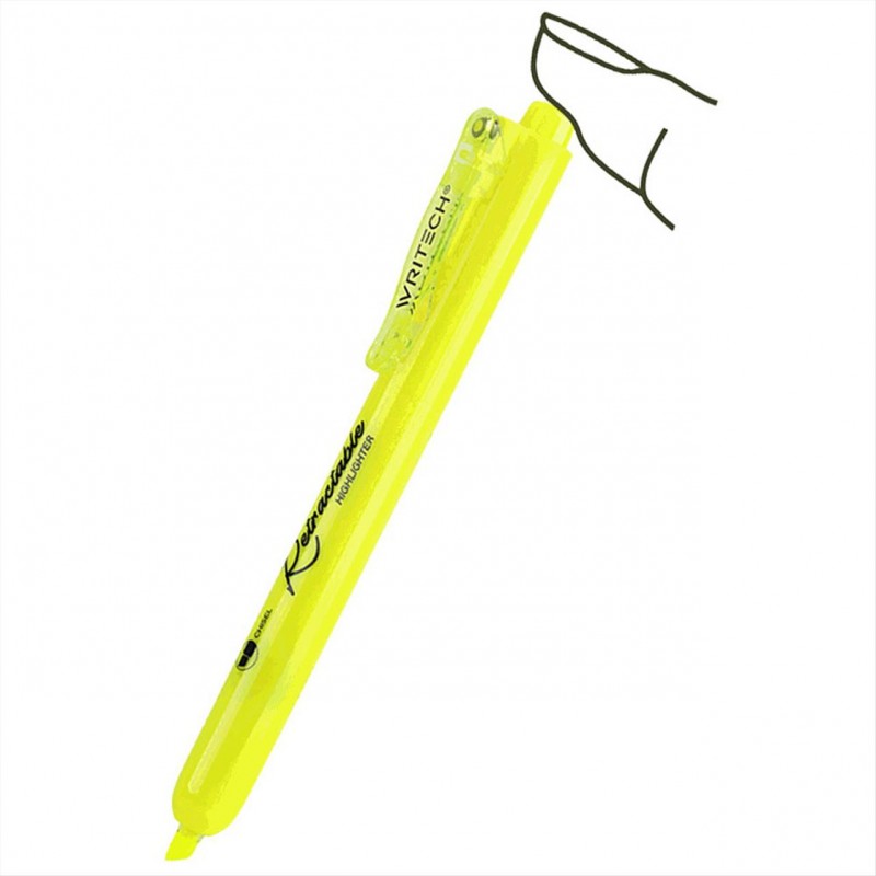 Μαρκαδόρος Υπογράμμισης Retractable 1-4mm Με Κουμπί Writech 
