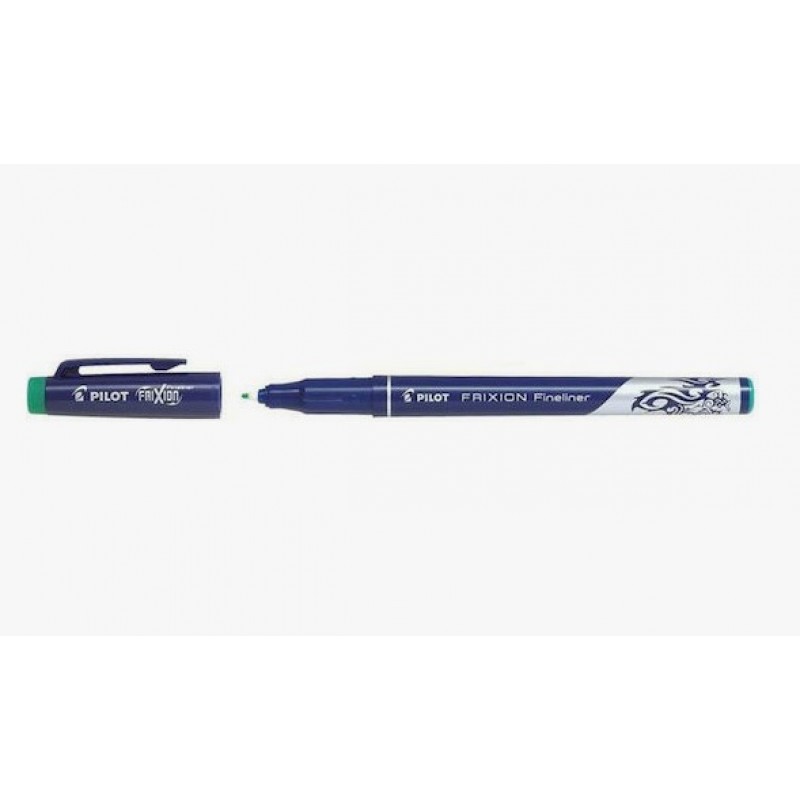 Μαρκαδόρος Σχεδίου Frixion Fineliner Πράσινος 0.45mm Pilot 