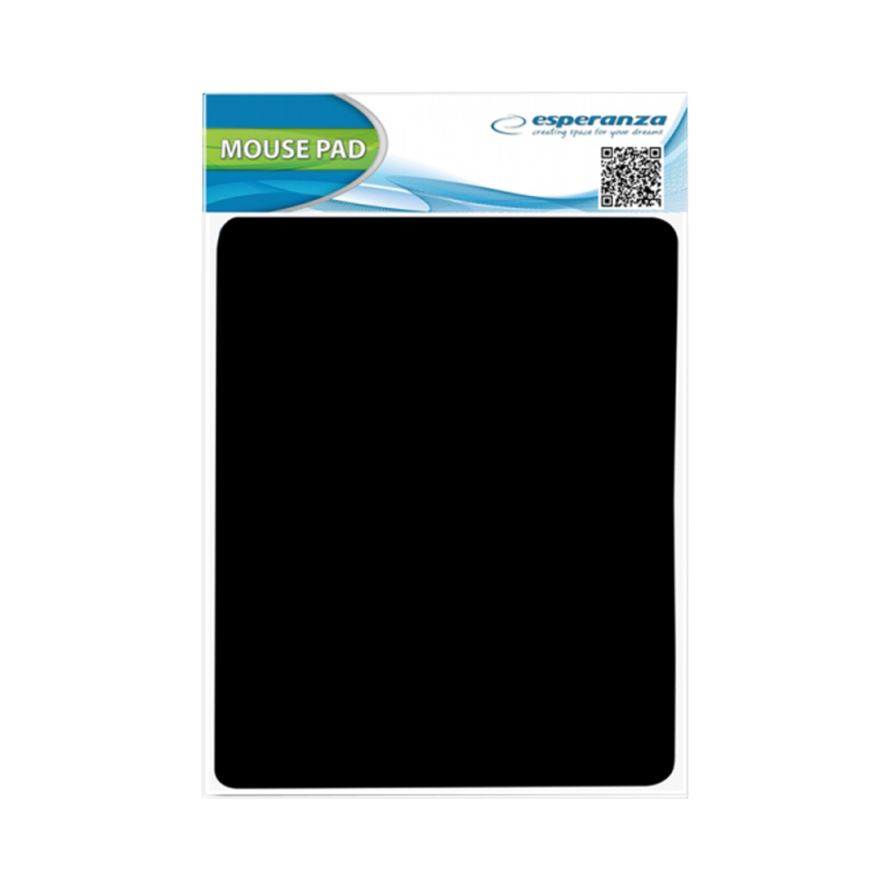 Mouse Pad 22x18Εκ Μαύρο Esperanza Textile 