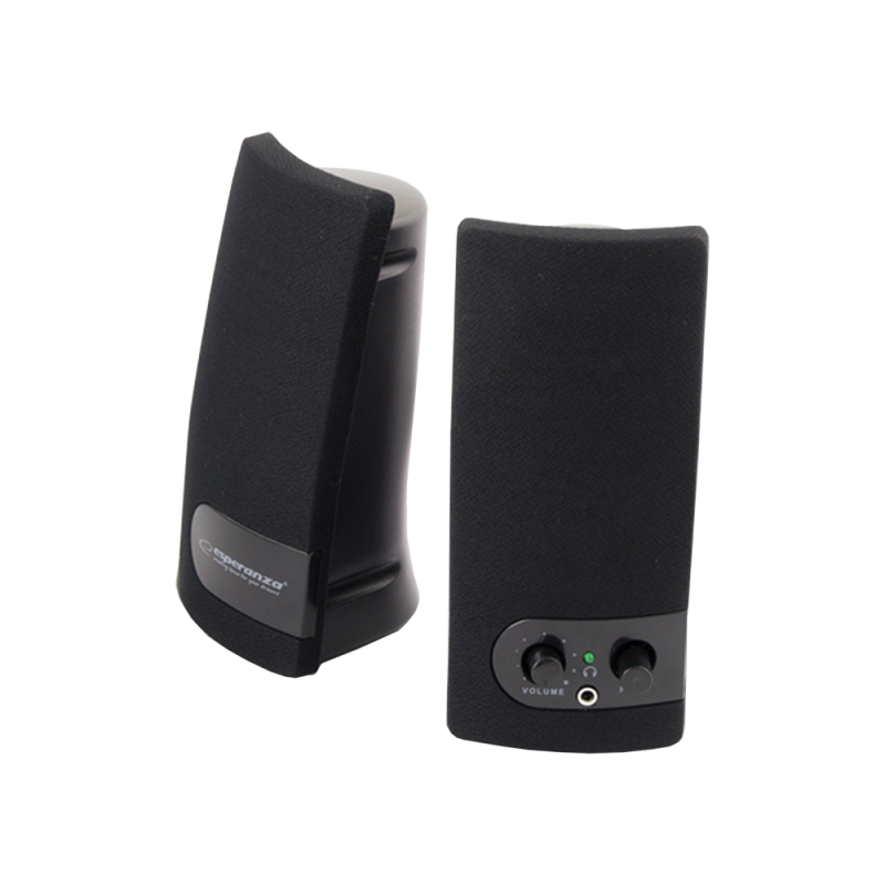 Ηχείο USB 2W EP-119 Μαύρο Σετ 2 Τμχ Esperanza 