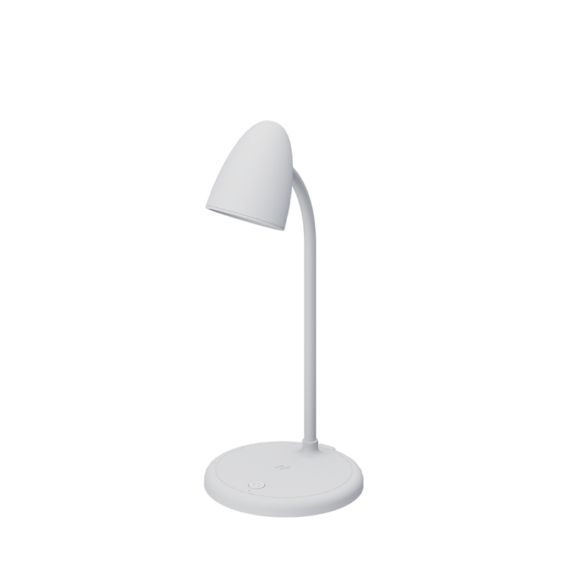 Φωτιστικό Γραφείου Led 5V / 1 . A 5W 1000Mah 12X12X18Cm Λευκό Muitomas 