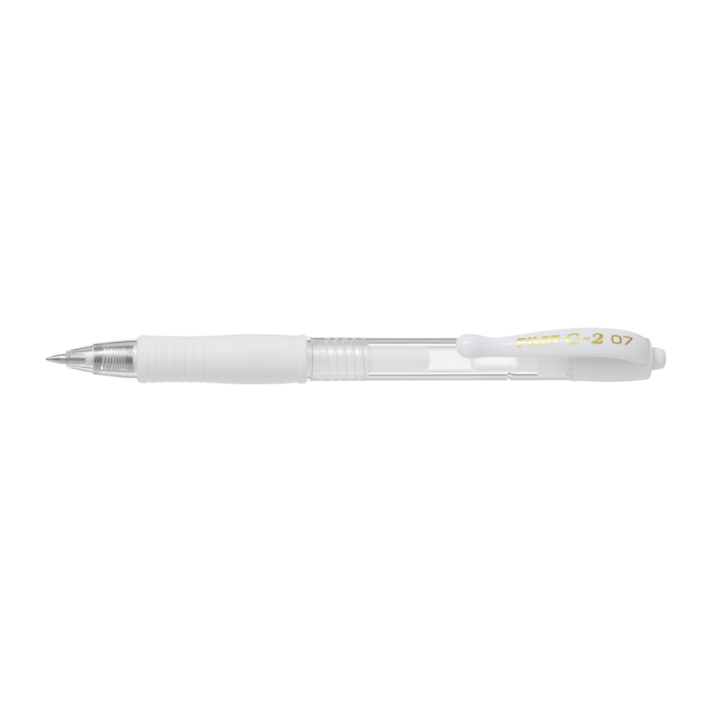 Στύλο G-2+ Plus 0.7Mm Παστέλ Λευκό 1Τμχ Pilot