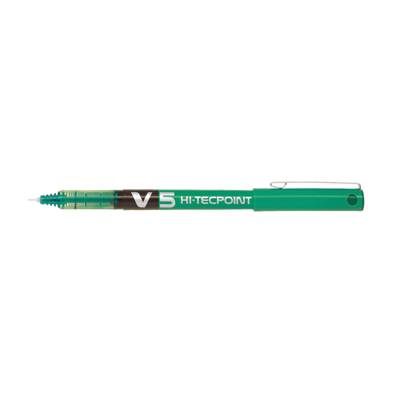 Στύλο Υγρής Μελάνης V5 Hi - Tecpoint 0.5Mm Πράσινο 1Τμχ Pilot 