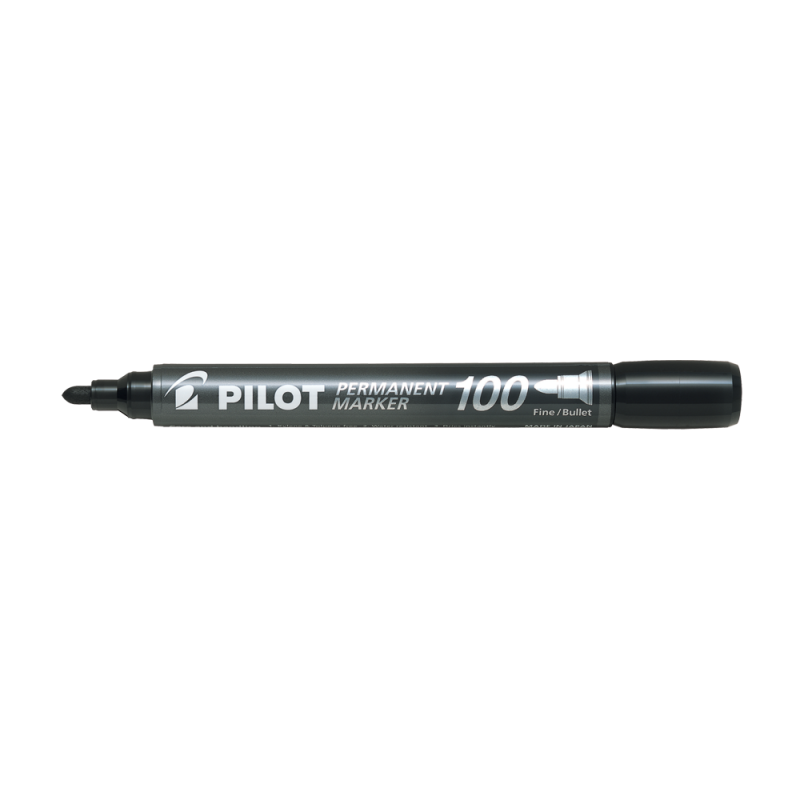 Ανεξίτηλος Μαρκαδόρος Μαύρος 1mm 100 Pilot 