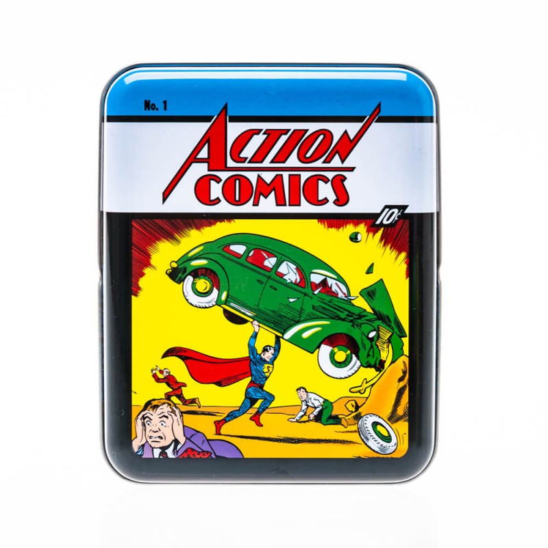 Τράπουλα Συλλεκτική Πλαστικοποιημένη Warner Comic Cover tin – #1 Action Comics