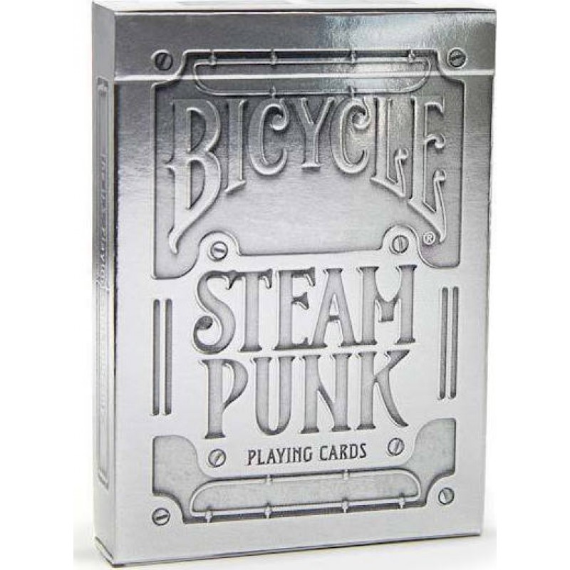 Τράπουλα Συλλεκτική Πλαστικοποιημένη Bicycle Silver Steampunk