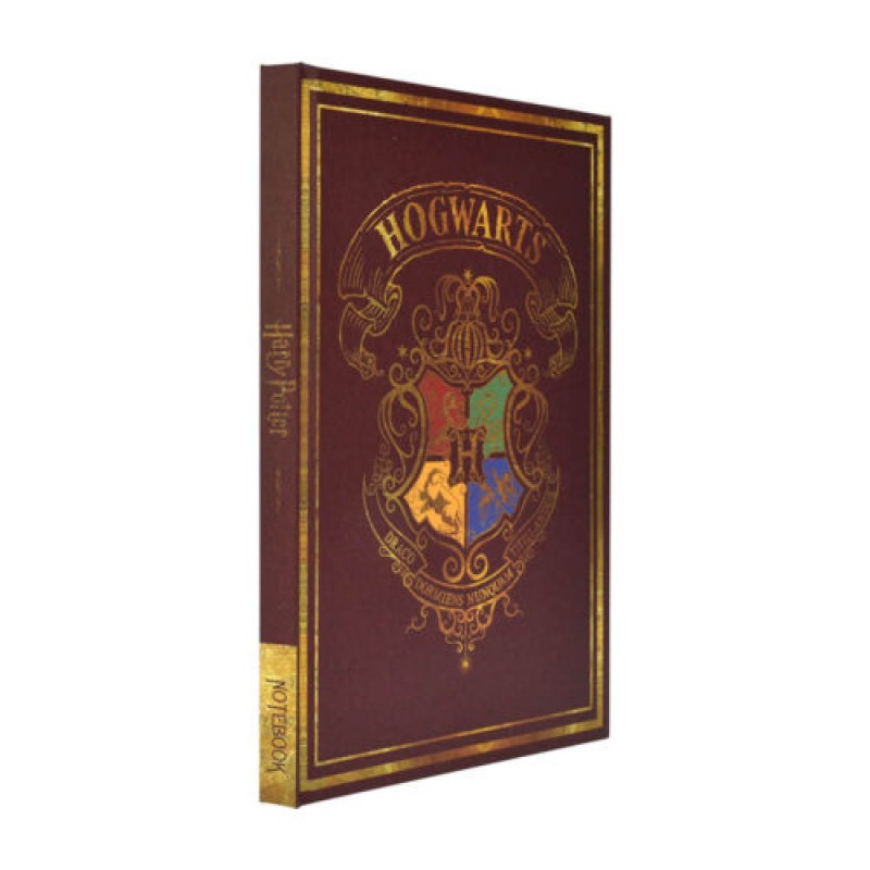 Σημειωματάριο Harry Potter A5 Casebound Notebook – Red – Colourful Crest