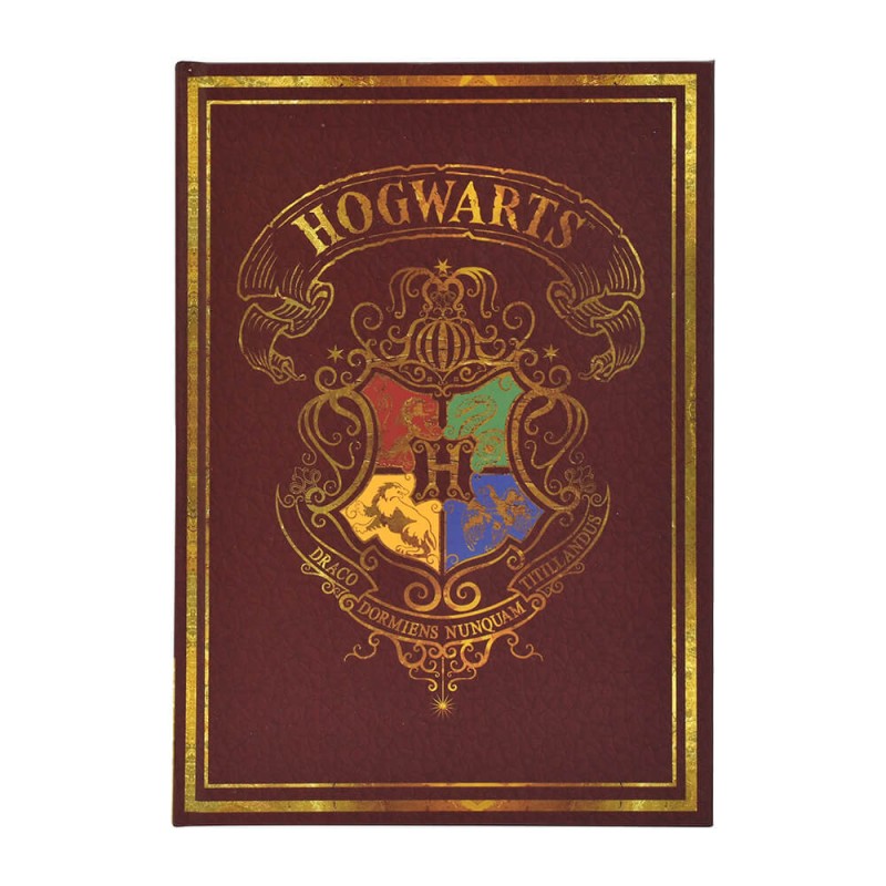 Σημειωματάριο Harry Potter A5 Casebound Notebook – Red – Colourful Crest