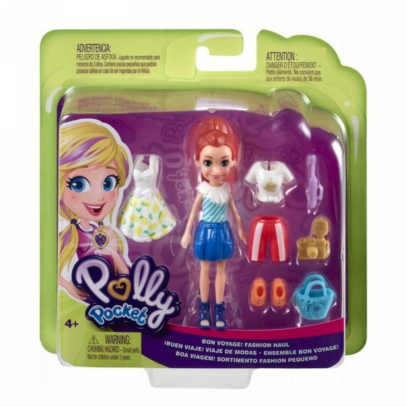 Κούκλα με Ρούχα Polly Pocket 3 σχέδια Mattel