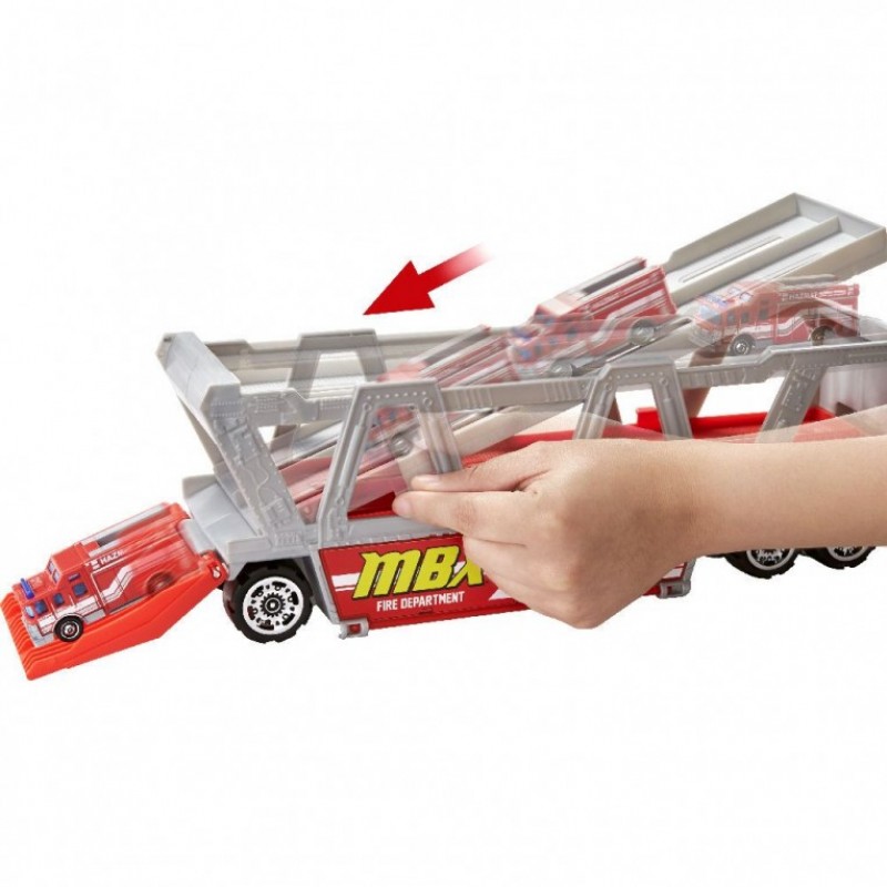 Σετ Φορτηγό Matchbox Transporter Fire Truck Mattel