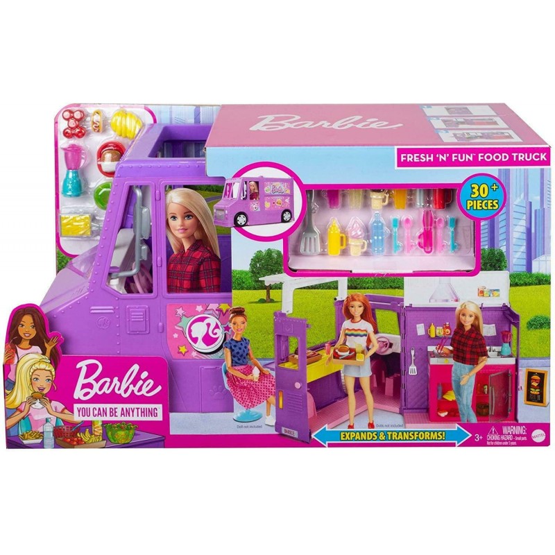 Καντίνα Barbie Fresh 'N' Fun Food Truck GMW07 Mattel
