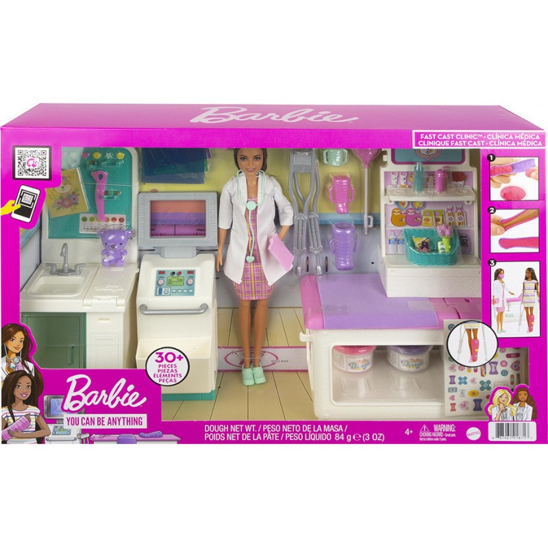 Σετ Κλινική Mε κούκλα Barbie GTN61Mattel