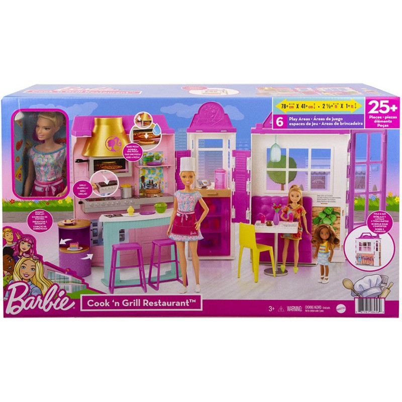 Εστιατόριο Barbie για Ετών 3+ HBB91 Mattel