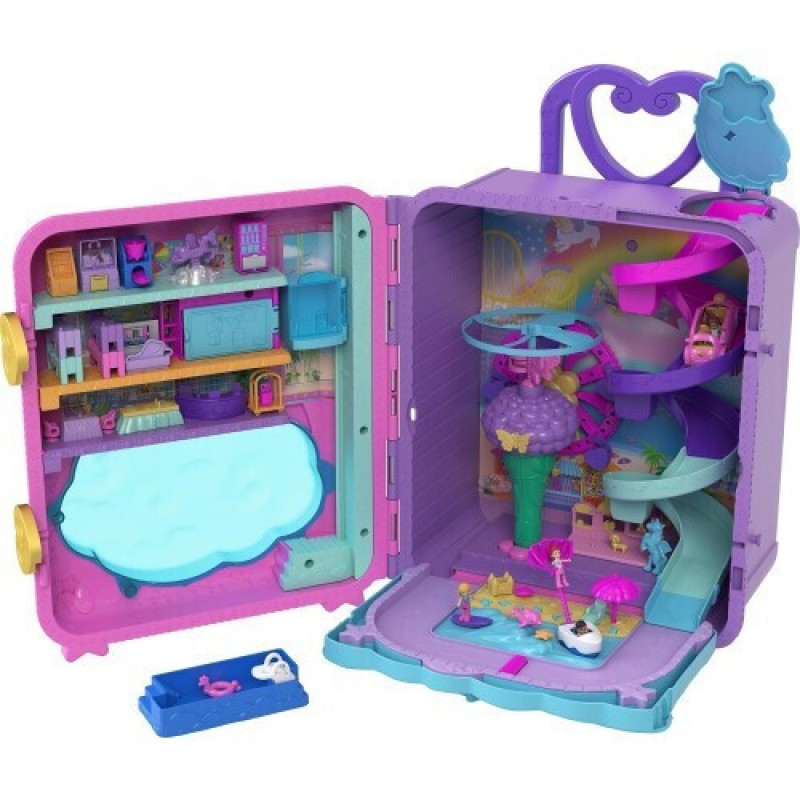 Μινιατούρα Polly Pocket Pollyville Βαλιτσάκι Λούνα Παρκ 