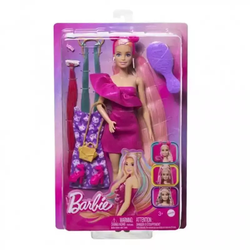 Barbie Κούκλα Πολύχρωμα Μαλλιά