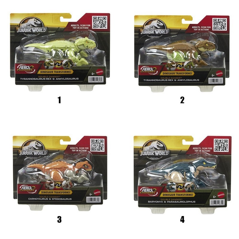 Δεινόσαυροι Jurassic World 2 Σε 1 Mattel