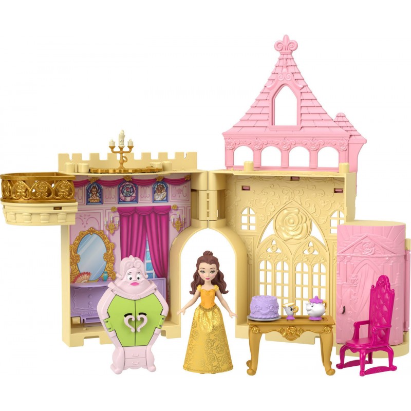 Κούκλες Μίνι Princess Belle's Castle Mattel 