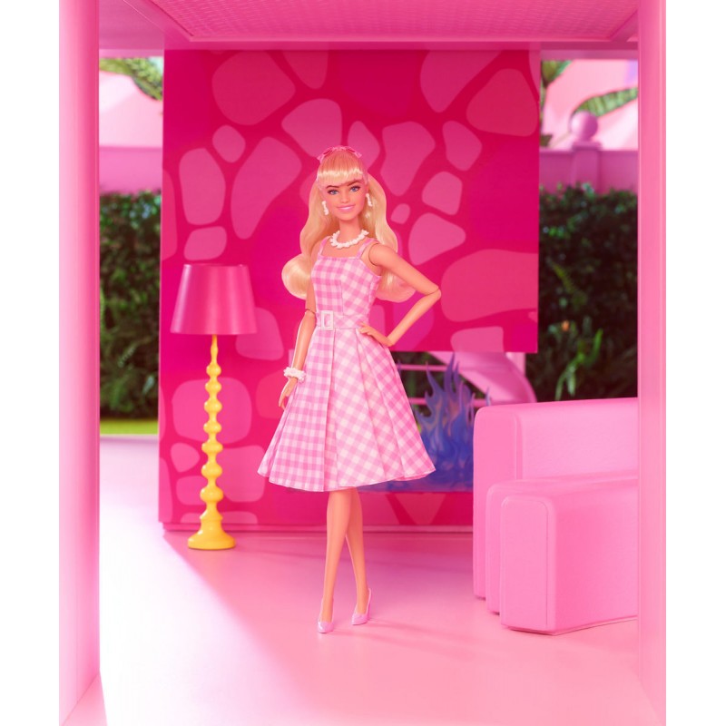 Κούκλα Barbie® The Movie Margot Robbie In Pink Gingham Dress
