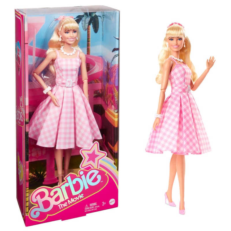 Κούκλα Barbie® The Movie Margot Robbie In Pink Gingham Dress