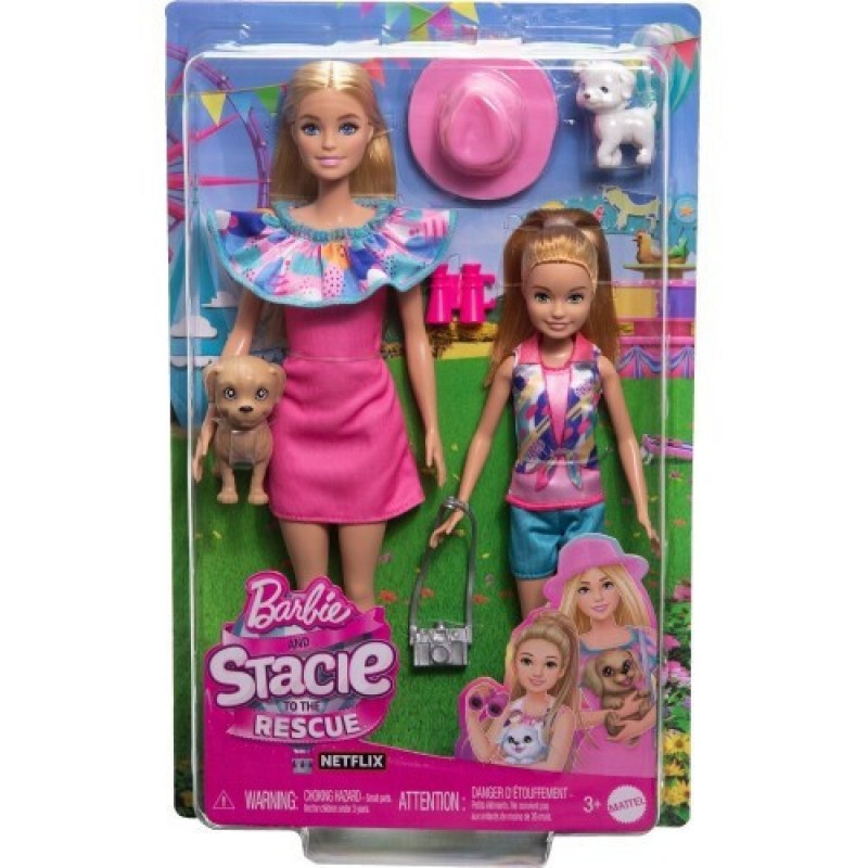 Κούκλα Barbie & Stacie Rescue Mattel