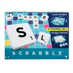 Επιτραπέζιο Παιχνίδι Scrabble 2 Σε 1