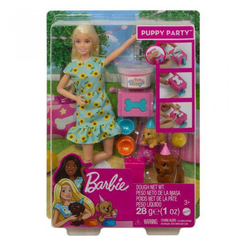 Κούκλα Barbie Και Σκυλάκια Πάρτι Γενεθλίων