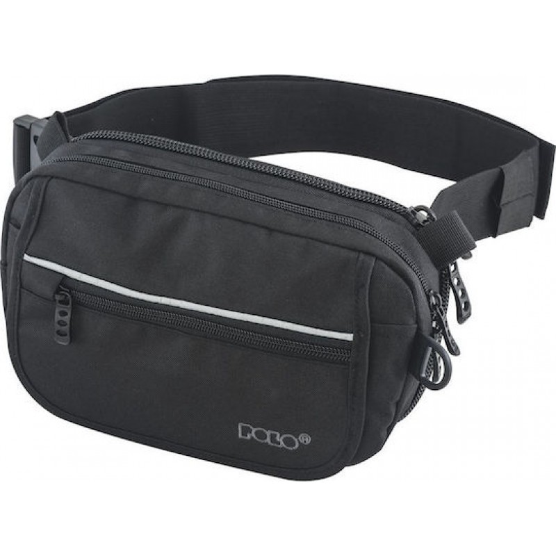 Τσαντάκι Μέσης Στρατιωτικό από Cordura Μαύρο Polo Gun-2